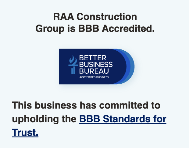 RAA Roofing - BBB Accredited Business
